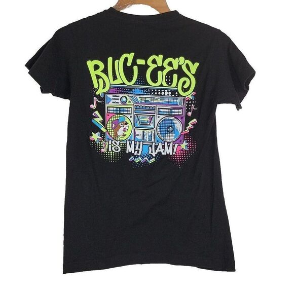 Buc-ees Men's My Jam T-Shirt Size Small Black Colorful Short Sleeve - Picture 1 of 9